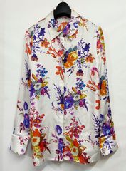 Dior homme x KAWS｜ディオールオム カウズ 花柄 シルクシャツ