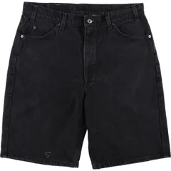 古着 90年代 リーバイス Levi's 550 RELAXED FIT ブラックデニムショーツ ハーフパンツ メンズw36相当 ヴィンテージ/eaa577694