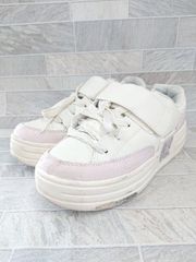 ◇ Θ FILA フィラ 1TM01375D-151 厚底 スニーカー シューズ サイズ24.0cm ホワイト ピンク系 レディース E 【1411070014184】