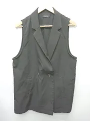 ◇ Θ tiptop ティップトップ ベスト ジレ サイズF ブラック レディース P  【1409250032417】