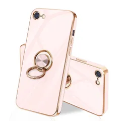 【在庫処分】iPhone SE ケース iPhone第3世代 ケース iPhone第2世代 ケース iPhone8/7 ケース リング 耐衝撃 360°回転 スタンド機能 車載ホルダー対応 アイフォン SE3/SE2 ケース 一体型 携帯ケース 保護カバー レ