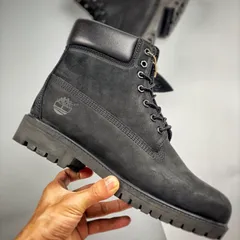 ♡激レア♡ ティンバーランド6インチプレミアムブーツシボ革ブラック746