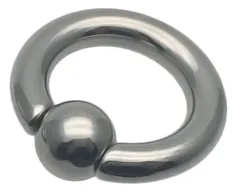 【新着商品】ボディピアス スプリングボール 工具不要 キャプティブビーズ CBR リング 拡張 ボディーピアス ships [L2U4] (シルバー five 4×14×8 [6G])