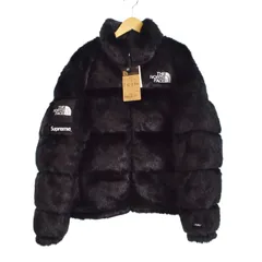 ザノースフェイス THE NORTH FACE シュプリーム Supreme 20AW Fur Nuptse Jacket ファー ヌプシ ダウンジャケット M 黒 ブラック ND92001I ☆AA★