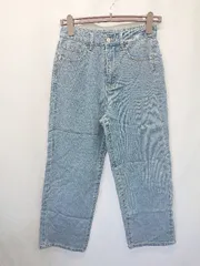 ◇ Θ MONO-MART モノマート ストレート デニム パンツ ジーンズ サイズＭ ブルー系 レディース E  【1411130017384】