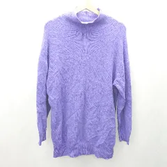 ◇ ⊇ BEAUTY & YOUTH UNITED ARROWS ハイネック 長袖 ミニ丈 ワンピース サイズ表記なし パープル レディース E  【1502180064890】