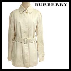 M【BURBERRY】トレンチコート サイズ 11 クリーム系 綿 ポリエステル TDC11-332-02 ショート ジャケット アウター バーバリー LONDON/ロンドン (57438IK2)