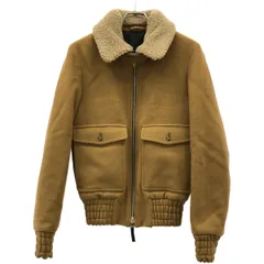 ami alexandre mattiussi アミ アレクサンドル マテュッシ 14AW Shearling Blouson ジップアップボンバージャケット H14OW14.18 キャメル XS