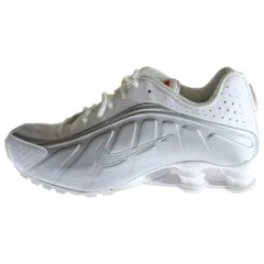 NIKE (ナイキ) WMNS Shox R4 ウィメンズ ショックス ローカットスニーカー ホワイト メタリックシルバー US11.5/28.5cm AR3565-101
