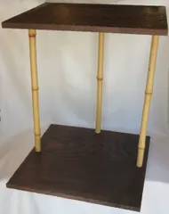 割引❣️【美品】「母」 裏千家 玄々斎好 寒雲棚 元箱 茶道具 （123B①） 割引❣️【美品】「母」 裏千家 玄々斎好 寒雲棚 元箱 茶道具