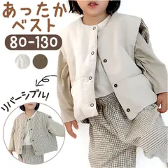 ☆ 80cm ☆ キッズ 暖かいベスト yk23d1405 キッズ ベスト ボタン 重ね着 ノースリーブ 子ども服 子供服 キッズ服 女の子 女子 男の子 男子 男女兼用 あったか 暖かい 温かい ラウンドネック 無地 シンプル 冬 冬物 男児 女児