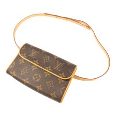 LOUIS VUITTON ルイヴィトン モノグラム・ポシェットフロランティーヌ・ウエストポーチ ボディバッグ/M51855/ブラウン【オールシーズン】【♀】【B】【レディース】★■584018【中古】
