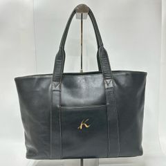 ★M2 kitamura キタムラ トート バッグ レザー 内側チャック収納・外側収納あり チャーム・ポーチ付き ブラック レディース バッグ