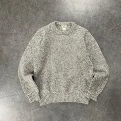L.L.Bean Wool Sweater Pullover エルエルビーン ニット セーター プルオーバー クルーネック ウール 100% 厚手 グレー メンズ M-REG 279912