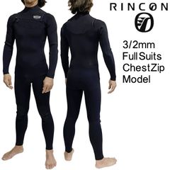 【6サイズ】 2025年モデル メンズ Rincon リンコン ウェットスーツ 3/2mm フルスーツ チェストジップ tmp-ss-cz