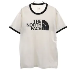 THE NORTH FACE ノースフェイス 半袖 リンガー Tシャツ L グレー系 NT31880 メンズ 古着