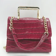 ◇ who's who Chico フーズフーチコ ショルダーバッグ レッド系 レディース E  【1408060054640】