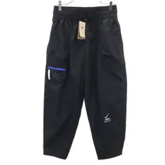 未使用 NIKE ナイキ ハイウエスト ウーブン ウインドパンツ L ブラック レディース 古着