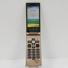 ★かなり美品★au KYF38ゴールド折りたたみ携帯電話本体 楽天市場】【中古】 KYF38 かんたんケータイ シャンパンゴールド