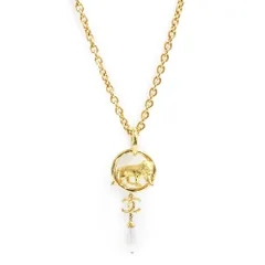 シャネル ライオン ココマーク パール チェーン ペンダント ネックレス ゴールド AB8771 箱付 CHANEL（新品・未使用品）