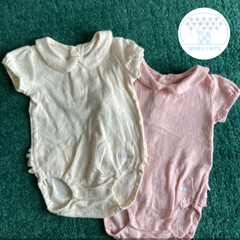 ★ベビー服　半袖カバーオール　70~80   2枚セット　双子