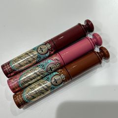 【134】MAJOLICA MAJORCA　マジョリカマジョルカ　ラッシュエキスパンダー　ロングロングロング　マスカラ　ブラウン　ピンク　目元メイク　化粧品　コスメ　3本セット　まとめ売り　レディース　松山朝生田店