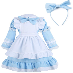 ハロウィン コスプレ　メイド服（子供用）アリス 不思議の国の少女 メイド服