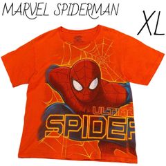 マーベル　MARVEL SPIDERMAN Tシャツ　サイズXL オレンジ