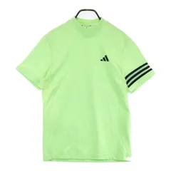 サイズ：S ADIDAS GOLF アディダスゴルフ 2023年モデル モックネック 半袖Tシャツ  グリーン系 [240101312731]# ゴルフウェア メンズ ストスト