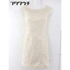 ◇ QUEENS COURT クイーンズコート 半袖 ミニ ワンピース サイズ1 ベージュ レディース  【中古】 【1107130004232】のサムネイル