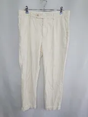 ◇ B:MING by BEAMS ビーミング by ビームス コーデュロイ素材 秋 冬 テーパードパンツ サイズM ホワイト系 レディース E  【1407180056688】