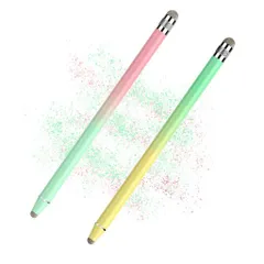 タッチペン超高感度タ極細充電不要スマホタブレット/iPad/Phone/Androidコンパクトおしゃれシンプル接触対策(2本)