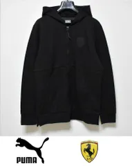 新品 PUMA フェラーリ フーデッド スウェット ジャケット S ブラック 575239-01 スウェット パーカー