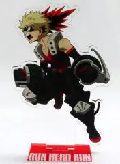 【中古】アクリルスタンド・アクリルパネル 爆豪勝己 RUN HERO RUN BIGアクリルスタンド 「僕のヒーローアカデミア PLUS ULTRA SQUARE-プルス ウルトラ スクエア-」
