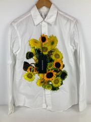 SOSHIOTSUKI ソウシオオツキ FLATCOLLAR SUNFLOWER SHIRT サイズ44 白 /17 250408 F3578 00708ma◇127