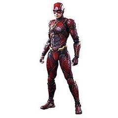 [중고](미사용・미개봉품) PLAY ARTS改 JUSTICE LEAGUE 플래시 PVC제 도장이 끝난 가동 피규어 6k88evb