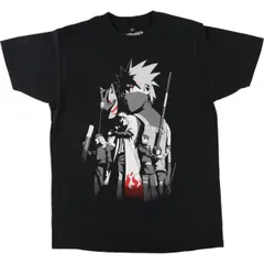 古着 NARUTO SHIPPUDEN ナルト疾風伝 はたけカカシ アニメ キャラクタープリントTシャツ メンズM相当/eaa531902