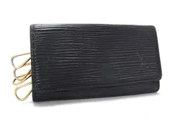 LOUIS VUITTON ルイヴィトン M63822 エピ ミュルティクレ4 4連 キーケース 鍵入れ メンズ ノワール ブラック系 DI3672
