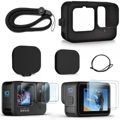 2024年最新】GoPro HERO7 Black 保護フィルム (5/6/7) Silver White (7 ...