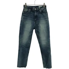 HYKE ハイク TAPERED カットオフテーパードデニムパンツ  インディゴ 26のサムネイル