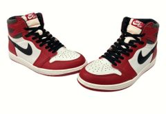 ナイキ NIKE 22年製 AIR JORDAN 1 RETRO HIGH OG CHICAGO LOST & FOUND エア ジョーダン レトロ シカゴ 赤 黒 白 DZ5485-612 メンズ靴 スニーカー レッド 28.5cm 104-shoes251