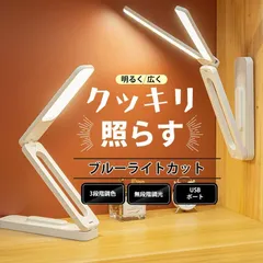デスクライト led スタンドライト 電気スタンド 卓上ライト 壁 無段階調光 3段階調色 充電式 明るい usb 目に優しい ベット 壁掛け