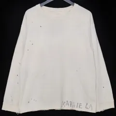 MAISON MARGIELA ラウンドネックビンテージロングスリーブTシャツ XSサイズ ベージュ S50GC0696のサムネイル