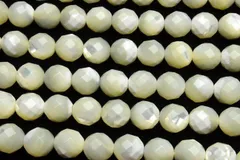 天然石良質マザーオブパール （64面カット）8mm １連（約35cm） パワーストーン 天然石 _R1664-8