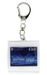 DUSTCELL アクリルキーホルダー 4点 DUSTCELL】ドリップロゴラバーキーホルダー／BLACK×RED