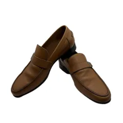 フェラガモ 革靴（メンズ 26cm)茶色 Salvatore Ferragamo - 鏡面磨き済み！フェラガモ ストレート
