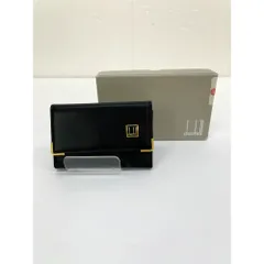 ●Dunhill ダンヒル 6連キーケース ブラック 黒 ゴールド金具 三つ折り 箱付き