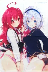 【中古】タペストリー [単品] 彩園寺更紗＆姫路白雪 B2タペストリー 「ライトノベル ライアー・ライアーSS 嘘つき転校生は学園島で波乱万丈な日々を送っています。 メロンブックス限定版」 同梱特典のサムネイル