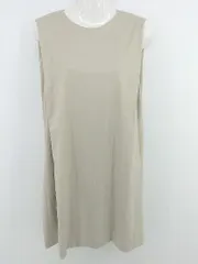 ◇ monable green label relaxing ノースリーブ ミニ ワンピース サイズF ベージュ系 レディース P  【1302230003561】