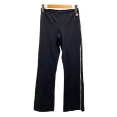 【中古】モンクレール MONCLER パンツ ボトムス スウェット ライン ワンポイントロゴ S 紺 ネイビー レディース モンクレール MONCLER パンツ ボトムス スウェット ライン ワン